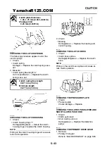 Preview for 218 page of Yamaha YZF-R125 Service Manual