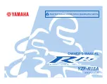 Yamaha YZF-R15 Owner'S Manual preview