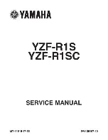 Preview for 1 page of Yamaha YZF-R1S Service Manual