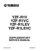 Yamaha YZF-R1V Supplementary Service Manual preview