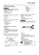 Предварительный просмотр 151 страницы Yamaha YZF-R25 Service Manual