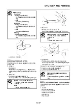 Предварительный просмотр 254 страницы Yamaha YZF-R25 Service Manual