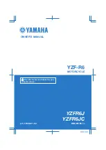 Предварительный просмотр 1 страницы Yamaha YZF-R6 2017 Owner'S Manual