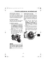 Предварительный просмотр 89 страницы Yamaha YZF-R6 2017 Owner'S Manual