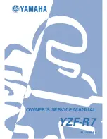 Yamaha YZF-R7 Owner'S Service Manual preview