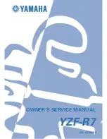 Preview for 1 page of Yamaha YZF-R7 Owner'S Service Manual