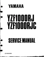 Yamaha YZF1000RJ Service Manual предпросмотр