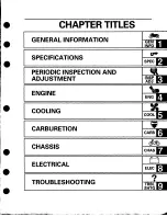 Preview for 6 page of Yamaha YZF1000RJ Service Manual