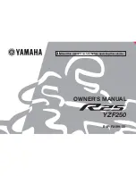 Yamaha YZF250 Owner'S Manual preview