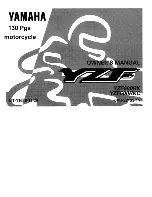 Предварительный просмотр 1 страницы Yamaha YZF600RK Owner'S Manual