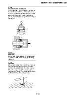 Preview for 19 page of Yamaha YZFR1W Service Manual