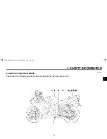 Предварительный просмотр 13 страницы Yamaha YZFR6SW Owner'S Manual