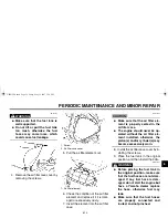 Предварительный просмотр 65 страницы Yamaha YZFR6SW Owner'S Manual