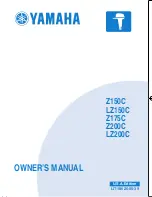 Yamaha Z150C Owner'S Manual preview