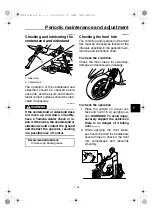 Предварительный просмотр 65 страницы Yamaha ZUMA 125 2020 Owner'S Manual