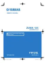 Preview for 1 page of Yamaha ZUMA 125 Owner'S Manual