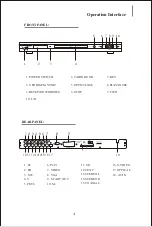 Предварительный просмотр 6 страницы Yamakawa DVD-335 Operation Manual