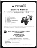 Preview for 1 page of Yamakoyo GPW2700 PSI Owner'S Manual