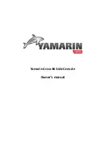 Yamarin Cross 46 Side Console Owner'S Manual preview