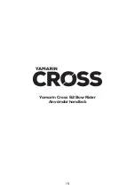 Preview for 79 page of Yamarin Cross 62 BR Owner'S Manual