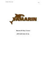 YAMARIN 600 Big Ride Owner'S Manual preview