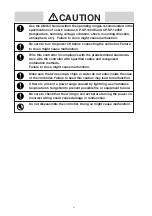 Предварительный просмотр 4 страницы Yamatake Azbil CMQ-V Series User Manual