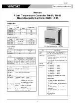 Yamatake Neostat T6065 Series Specifications & Instructions preview