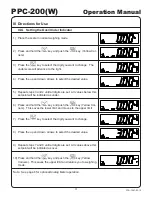 Preview for 6 page of Yamato Accu-weigh PPC-200 Operation Manual