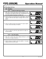 Preview for 7 page of Yamato Accu-weigh PPC-200W Operation Manual