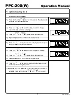 Preview for 11 page of Yamato Accu-weigh PPC-200W Operation Manual