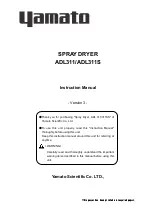 Предварительный просмотр 1 страницы Yamato ADL311 Instruction Manual