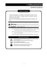 Предварительный просмотр 3 страницы Yamato ADL311 Instruction Manual