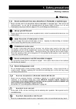 Предварительный просмотр 5 страницы Yamato ADL311 Instruction Manual