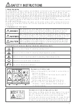 Preview for 4 page of Yamato AZ8600SD Instruction Manual