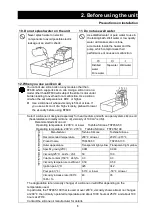 Предварительный просмотр 9 страницы Yamato BF200 Manual