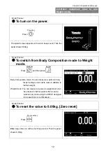 Preview for 13 page of Yamato Body Planner DF870 Operation Manual