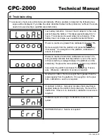 Предварительный просмотр 8 страницы Yamato CPC-2000 Technical Manual