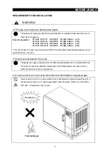 Предварительный просмотр 8 страницы Yamato DF410 Instruction Manual