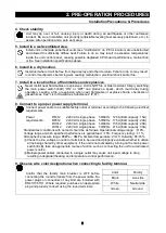 Предварительный просмотр 8 страницы Yamato DF412/612 Instruction Manual