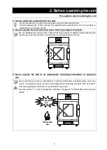 Предварительный просмотр 8 страницы Yamato DG-450C Instruction Manual