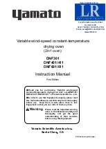 Yamato DNF301 DNF401 Instruction Manual preview