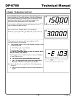 Предварительный просмотр 28 страницы Yamato DP-6700 Technical Manual