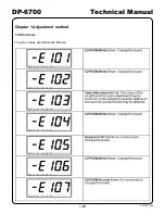 Предварительный просмотр 31 страницы Yamato DP-6700 Technical Manual