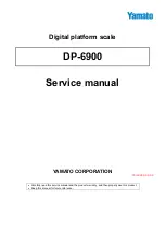 Yamato DP-6900 Service Manual предпросмотр