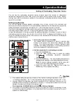 Preview for 19 page of Yamato DP104C Manual