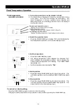 Предварительный просмотр 18 страницы Yamato DP23C Manual