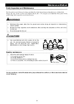 Предварительный просмотр 35 страницы Yamato DR 200 Instruction Manual