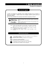 Preview for 3 page of Yamato DX302 Operating Instructions Manual