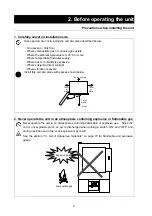 Предварительный просмотр 6 страницы Yamato DX302C Manual