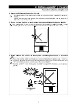 Предварительный просмотр 7 страницы Yamato IC103CW Manual